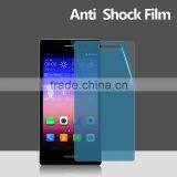 Blue Anti Shatter Screen Cover for Huawei P7 Anti Shock Screen Film Guard