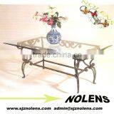 China Tea Table,/Glass Table Restoring Ancient Ways /Metal Frame And Glass Top Coffee Table thumbnail-1