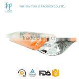 Resealable Insulated Silver Zip Lock Smell Proof Ziplock Aluminium Foil Bag