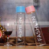 Glass Made Fahion Water Bottle With Bag thumbnail-1
