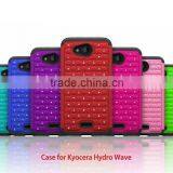 Keno Shining Diamond-studded Armorbox Drop Resistant Silicone Case for Kyocera Hydro Wave thumbnail-6