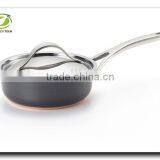 Black Family Used Aluminum Non-stick Sauce Pan Milk Cooking Pasta Milk Pot thumbnail-1