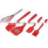 5pcs Silicone Baking Set Kitchen Accessories Cooking Tools Utensils Whisk Basting Brush Spatulas Turner thumbnail-3