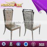 Stainless Steel Modern Fabric Restaurant Chair Restaurant Dining Chair thumbnail-3