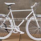 700C FIXIE BIKE/ WHITE FIXED GEAR BIKE