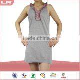 China supplier Cute Sleeveless Tank Dress nightgown