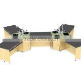 High Quality and Best Service Supplier Lab Hexagon Bench Hexagon Table thumbnail-1