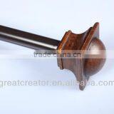 Contemporary Drapery Hardware Decorative Drapery Rods Designer Curtain Finials With Steel Pipes thumbnail-4
