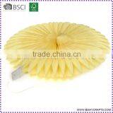 Holiday Supplies Honeycomb Round Tissue Paper Fan for Weddings
