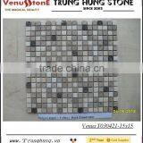 Crema Marfil Mix Light Emperador Tumbled Marble Mosaic Tiles thumbnail-4
