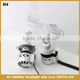 H4 9003 HB2 6000lm headlight with XHP50 LED Car Head lamp styling
