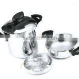 New Model SUS304 Cookware Set, Suitable to Gas Stove & Induction Cooker DSC 22cm 3L+6L