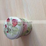 Metal Tin Cans for Packaging Unique Design Round Shape Perfume Tin Box