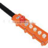 Hot Sale Normal off Self-reset Plastic Crane Push Button Control Swich Box XCD-62CB