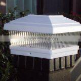 Cheap White Plastic Led Solar Deck Post Light thumbnail-1