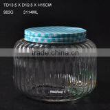 Wholesale the Capacity Greater Than 1000ml Glass Storage Jar With Screw Lid