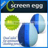 Screen Egg Dual Action Microfiber Tablet Smartphone and Screen Cleaner - Set of 2 (model no.:4008)