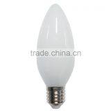 Led Light Candle Bulb C37 3W RC Driver E12 E14 E26 E27 Base CE RoHS Certifications Plastic Plus Aluminium Factory Price Quality Choice