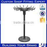 Powder Coated Finished Metal Artist Tabletop Spinner Headband Display Racks