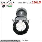 Quality Aluminum 3.7v Rechargeable Flashlight LED Wholesale From Tank007 Manufacturer thumbnail-5