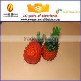 Plastic pineapple decorations/artificial fake pineapple fruit for kids