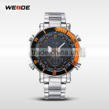 WEIDE Watches Stainless Steel Japan Movt China Suppliers Analog Quartz Casual Clock Men Fashion Sports Watch thumbnail-1