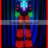 Full Color Change Led Costume for Walk Stitle Led Costume Robot,event Stage Light up Led Suit