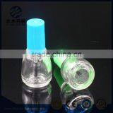 Hot Selling 6ml Round Glass Nail Polish Bottle With Colorful Cap and Brush thumbnail-5