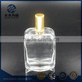 Fancy 100ml Personal Care Use Flat Glass Perfume Bottle