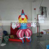 customized inflatable giant clown/ pvc inflatable advertising clown model/ inflatable cartoon clown balloon