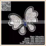 Simple Chic Wedding Jewelry Royal Crystal Flower Brooch For Women thumbnail-4