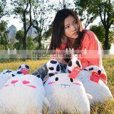 Creative New Style Lovely Cartoon White Buck Teeth Rabbit Stuffed Plush Toy Doll Sleeping Pillow Rest Down Cushion