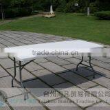 High Durable183cm Thicken Panel Adjustable Plastic Office Table for Meeting/hot Sell Office Plastic Folding Meeting Study Table thumbnail-4