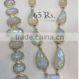 Silver White Rainbow Necklace thumbnail-1