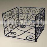 Metal Antique Mesh Napkin Basket thumbnail-1