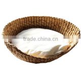 Water hyacinth pet bed/ wicker pet beds/ one cat beds/ one dog beds/ natural wicker pet beds