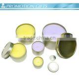 Silver Plate 150ml Round Packging Metal Candle Jars