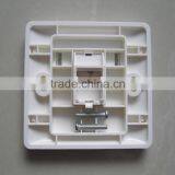 Supply Network Rj45 Wall Outlet 2 Ports Faceplate With Cat6 Keystone Jack thumbnail-2