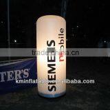 Mobile Advertising LED Inflatable Pillar Cylinder