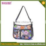 Fashion Nylon Bags Oversized Tote Bag Colorful Flower Handbags thumbnail-6