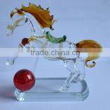 2016 New Arrival k9 Crystal Award With Horse Gift Model
