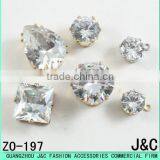 2017 Most Shinny Newest K9 Crystal Zirconia Stone Shoes Ornament thumbnail-1