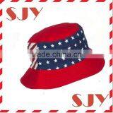 Screen Printing Flower Design Custom Bucket Hats for Men thumbnail-2