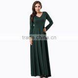 Hot Selling New Design Long Maxi Dress Long Sleeve One-piece Dress thumbnail-2