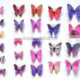 12Pcs Creative Butterflie 3D Wall Stickers Removable Home Decors Art DIY Plastic Decorations