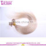 High Quality Best Price Honey Blonde Brazilian Clip in Hair Weave Color 613 Blonde Clip in Hair Clip in Extensions thumbnail-1