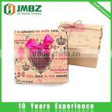 Factory Price Recyclable Custom Rigid Underwear Box With Art Paper