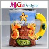 Direct Factory Produce Colorful Decor Gift 3D Animal Mug Ceramic Mugs thumbnail-1