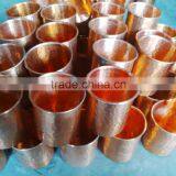 Pure Copper Tumbler Glass Drink Ware Bar and Kitchen Accessory Candle Jar Hammered thumbnail-2