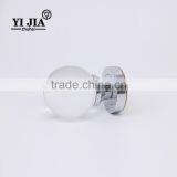 Round Shape Clear Chrome Finish Crystal Knobs for Doors thumbnail-5